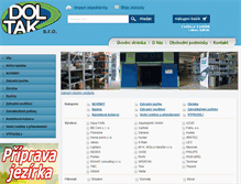 Tablet Screenshot of doltak.cz